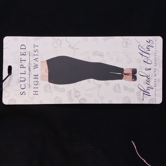 NWT Threads & Others High Waist Ankle Length Black Jean 9/29 - Picture 5 of 5